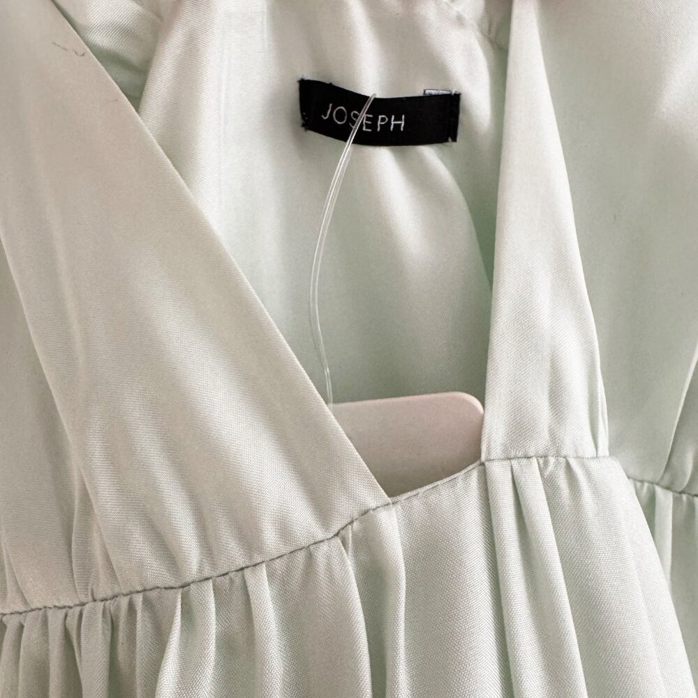 Joseph "Darnley" Silk Habotai Dress in "Aquatic", size 36 (fits like a 2/4) - Picture 6 of 9